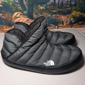 The North Face THERMOBALL Traction Booties Phantom Grey/TNF Black Men's 14